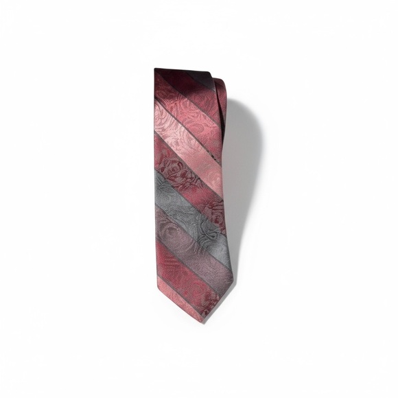 Paco Rabanne Other - PACO RABANNE VINTAGE PINK STRIPE NECKTIE FOR MEN 1990s tie luxury french deisgn